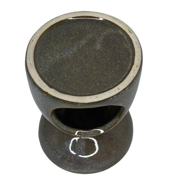 Oil Burner With Tea Light Holder for Aromatherapy Pottery Daisy Print - Picture 6 of 11